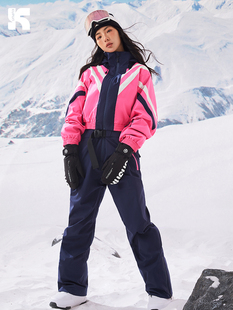 酷峰滑雪服套装女男背带裤2024新款专业雪衣上衣单板双板外套防水