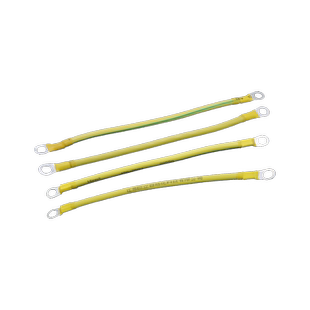 国标黄绿双色接地线BVR光伏跨接线10/16/25平方多股软线单芯地线