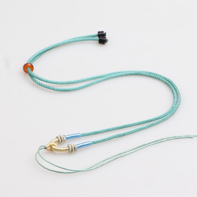 平安扣编绳玉坠翡翠吊坠挂绳挂脖