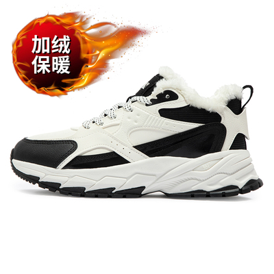 燎原361女鞋运动鞋加绒保暖棉鞋