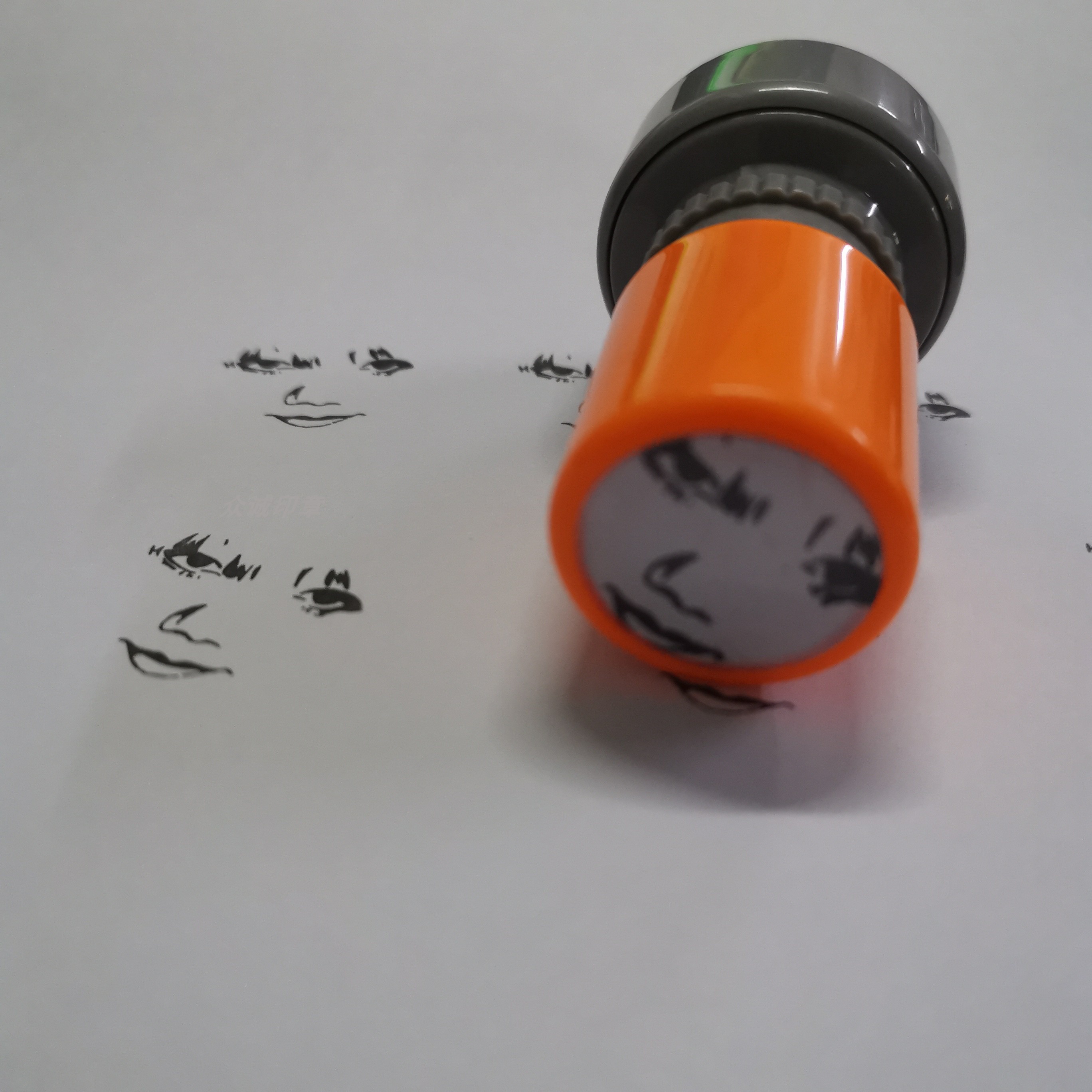 龙图龙玉涛表情包印章小龙人龙图发明人搞怪表情印章按压式送印油