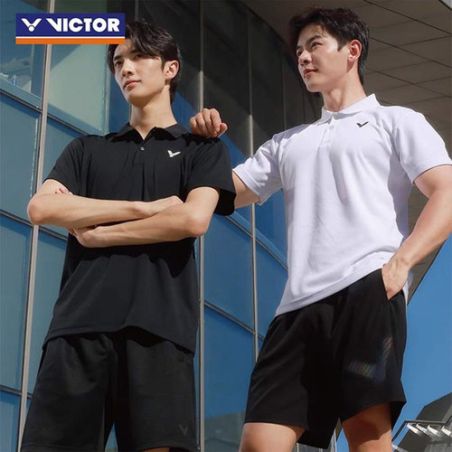 victor威克多胜利羽毛球服短袖T恤 男女款速干吸汗运动上衣30035