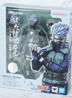 万代 shf 火影忍者 旗木卡卡西2.0 关节可动人偶手办现货
