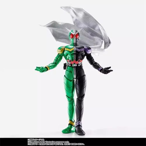 现货 万代 真骨雕 SHF 假面骑士W 疾风王牌 双骑 风都侦探版