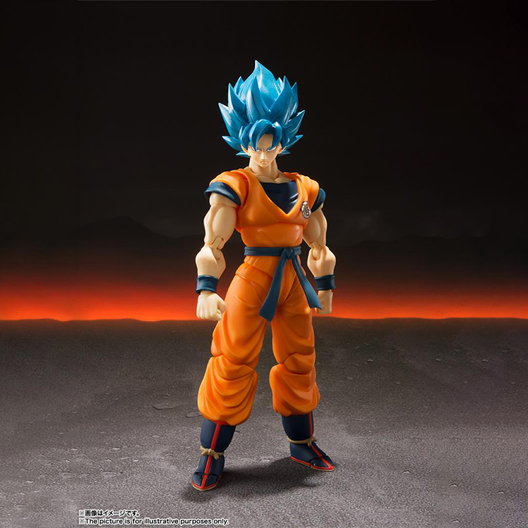 万代 龙珠超 SHF 超级赛亚人神 孙悟空 蓝发 龙珠超 再版全新现货