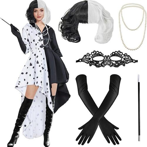 HalloweenBlackandWhiteWitch