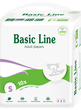 那特恩成人纸尿裤 加强吸收棉柔老人粘贴式大号尿不湿SML码10片