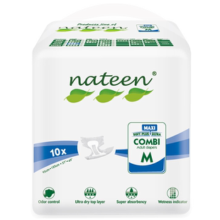 那特恩成人纸尿裤夜用加强款 粘贴式中老年失禁棉柔尿不湿SMXL码