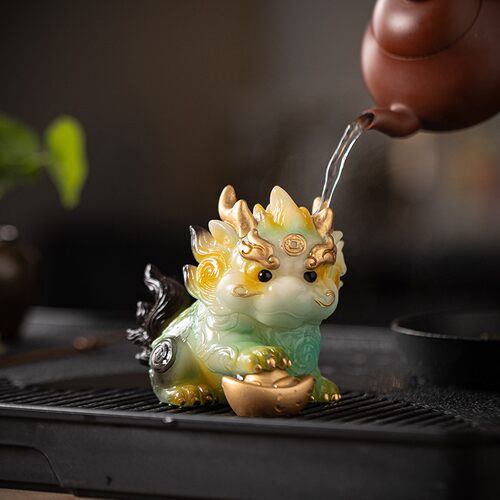 变色貔貅茶宠摆件精品可养
