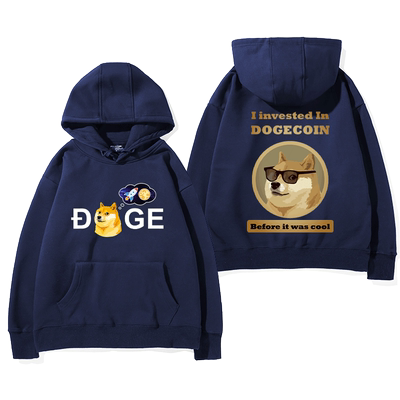 狗狗币男女连帽卫衣币潮柴犬数字