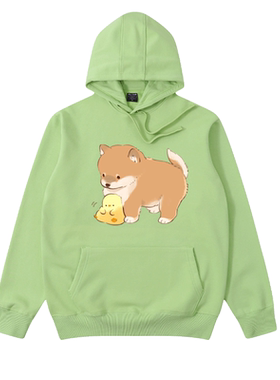 柴犬狗狗萌系秋冬外套连帽卫衣