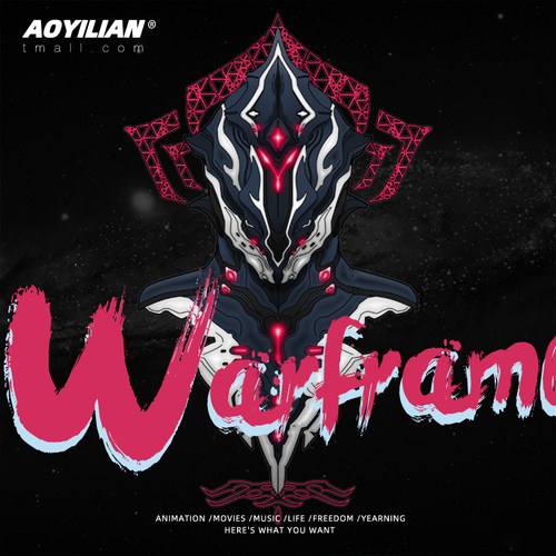 战甲warframe神兵pc3d潮圆领卫衣