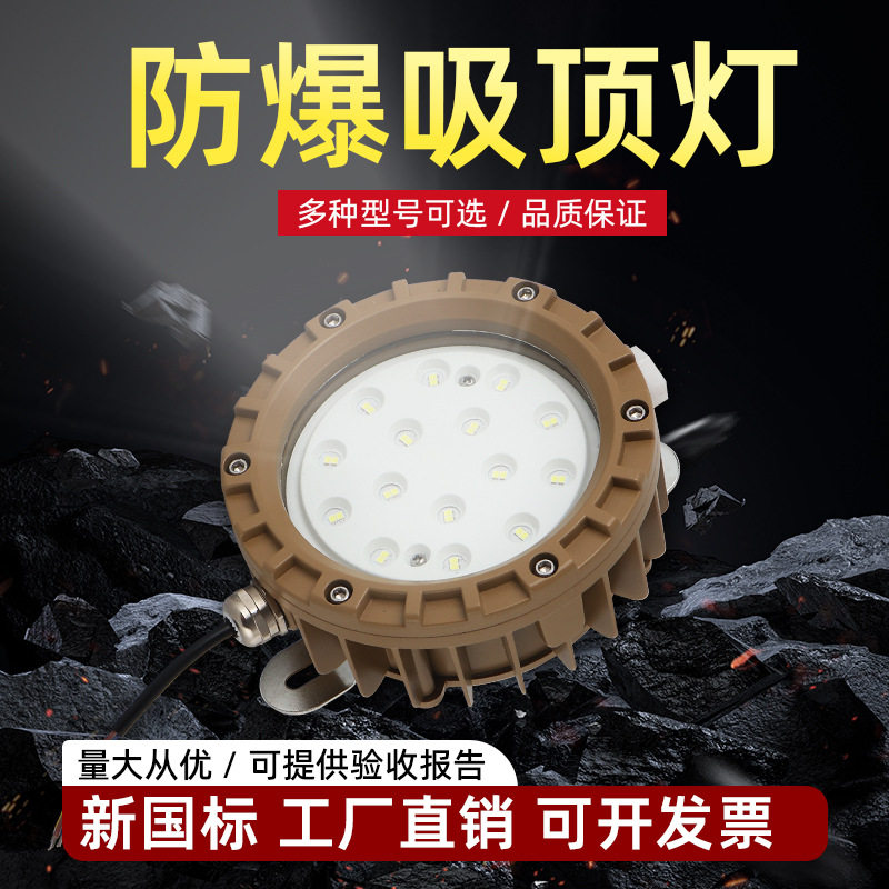 2024新标准新国标LED应急照明吸顶灯工厂仓库紧急照明出口防爆灯