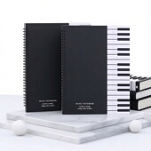 A4音乐五线谱本带乐理知识儿童加厚线圈乐谱本子