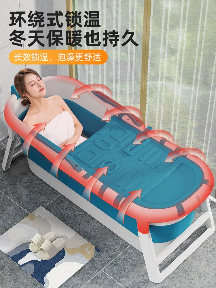 Foldable winter big tub full body for bathing