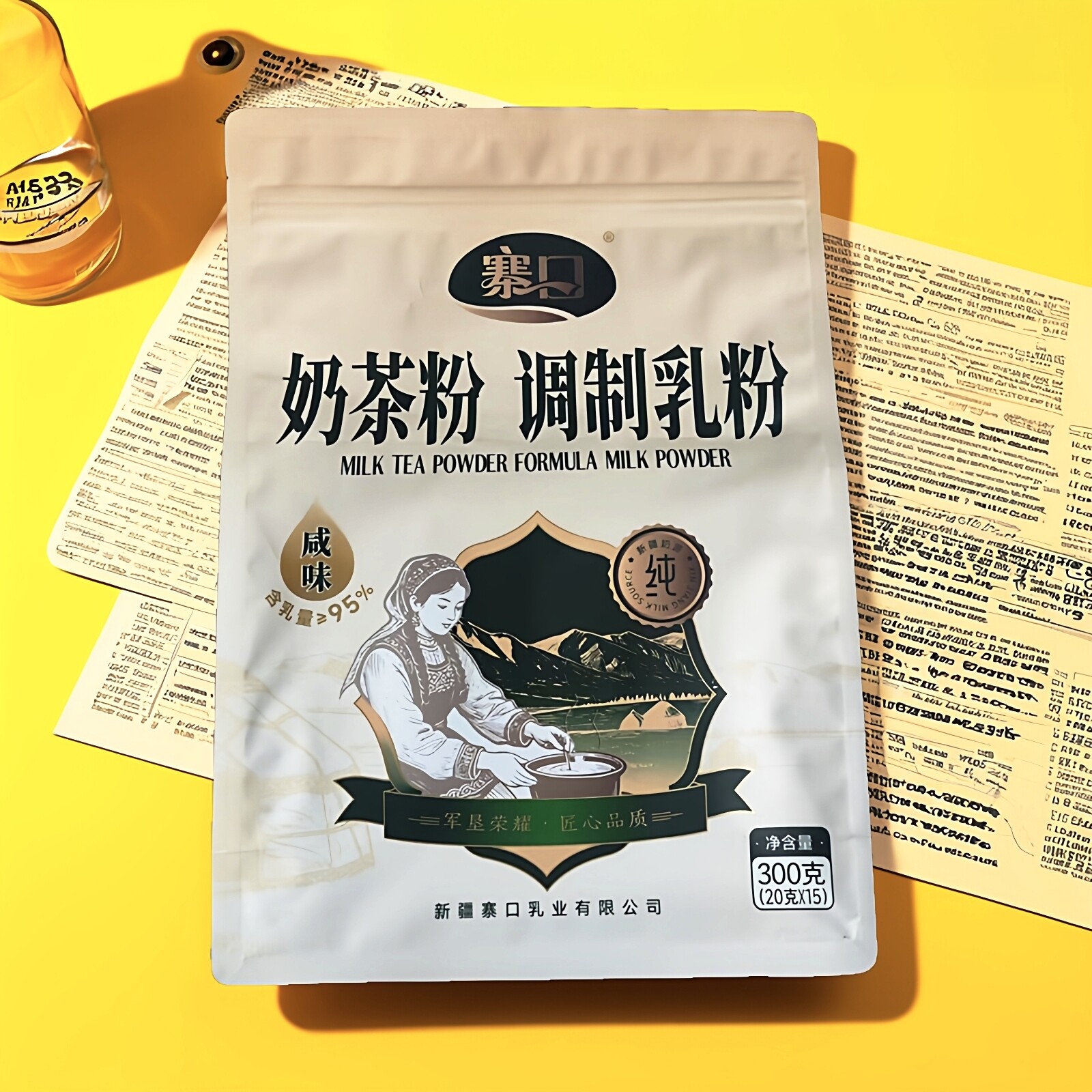 寨口奶茶粉新疆特色咸味奶茶图片