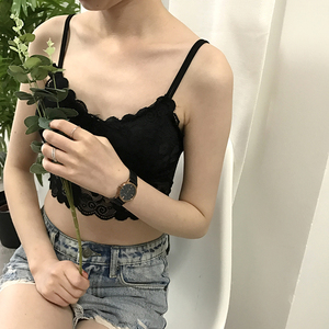馨帮帮bra 复古蕾丝勾花内衣