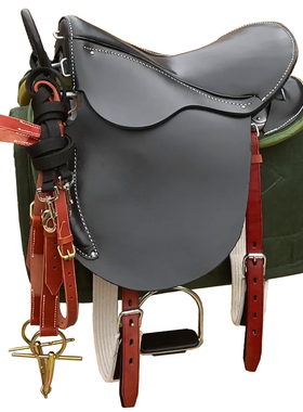 头层厚牛皮仿65式军鞍游客鞍骑马鞍牛皮马鞍子军鞍五花马鞍整套