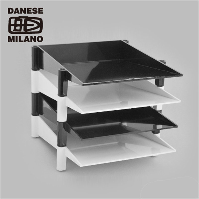 SPOT 이탈리아 수입 덴마크 종이 트레이 보관 데스크탑 정리 사무실 쌓을 수 있는 A4 파일 랙