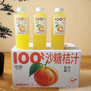 芝音 椰子水白桦树汁苹果汁砂糖橘汁瓶装500ml多规格饮料干净配料