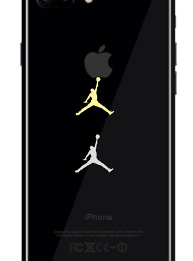 跳跃乔丹手机金属贴纸装饰贴键盘贴创意个性定制笔记本贴纸
