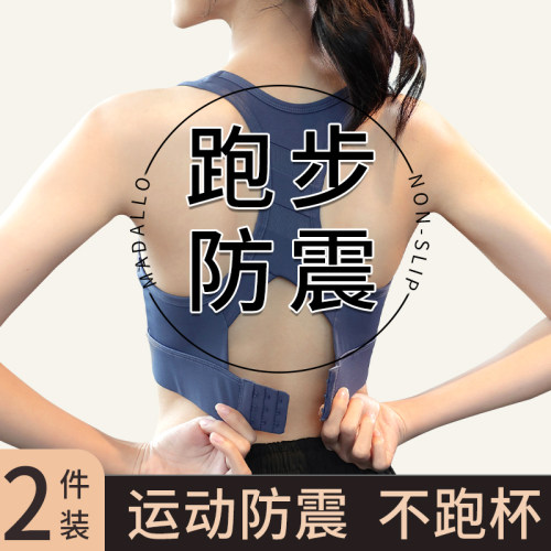 高强度运动内衣美背文胸跑步新款爆款防震防下垂大胸显小瑜伽健身