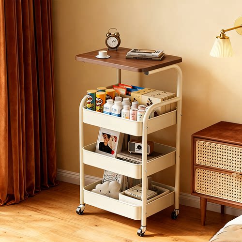 中古茶几小推车移动边柜储物带轮