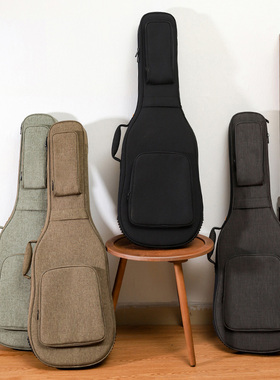 ruiz鲁伊斯电吉他琴包双肩背包加厚防水贝斯包手提箱包防水可托运