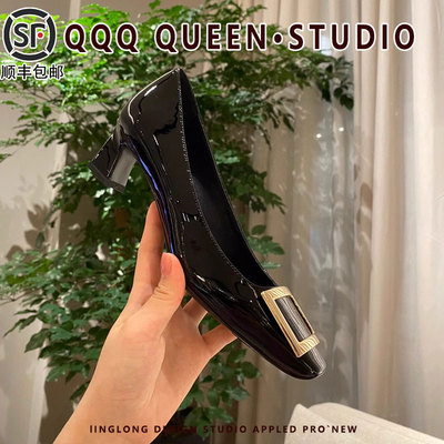 2025年春秋方扣气质RV单鞋