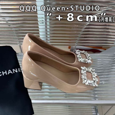 8cm小个子轻奢通勤法式单鞋
