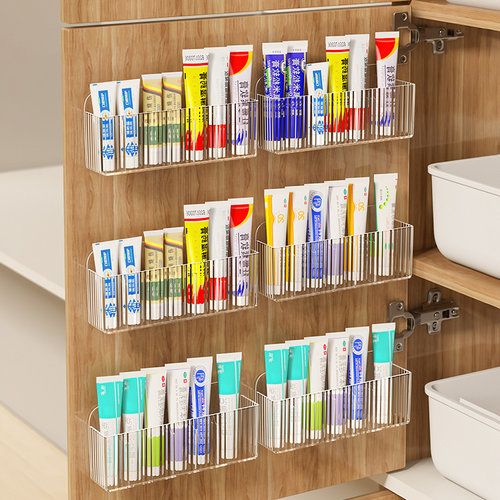 药膏站立了！壁挂药膏分格收纳