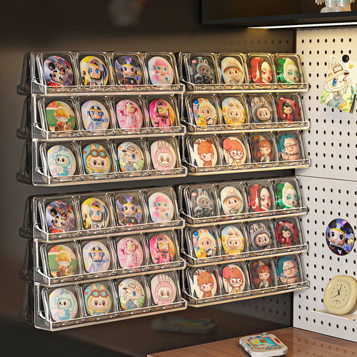 吧唧展示架挂墙多层谷子收纳