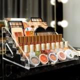 Косметический настольный туалетный столик, палетка теней, пудра, помада, коробка для косметики, коробка для хранения