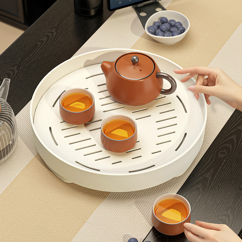 沥水茶盘双层小型托盘杯子置物架