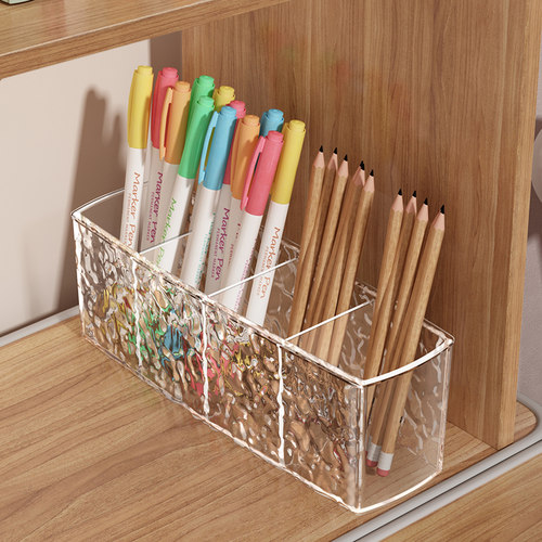透明亚克力笔筒收纳盒