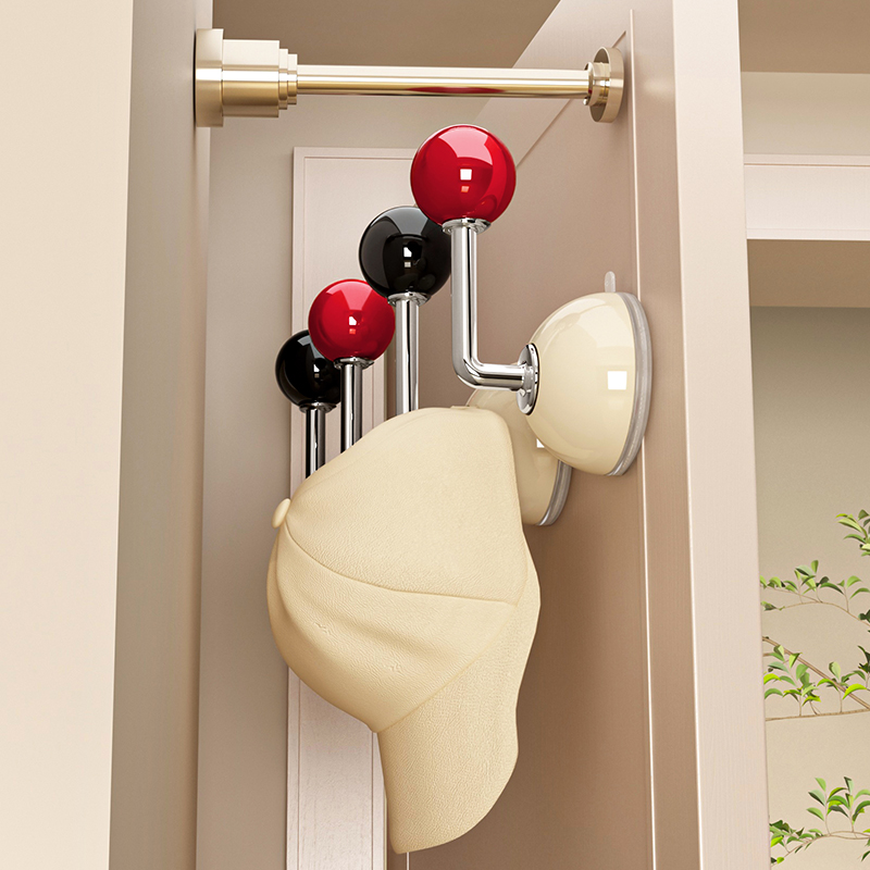 帽子收纳神器吸盘挂钩多功能挂架