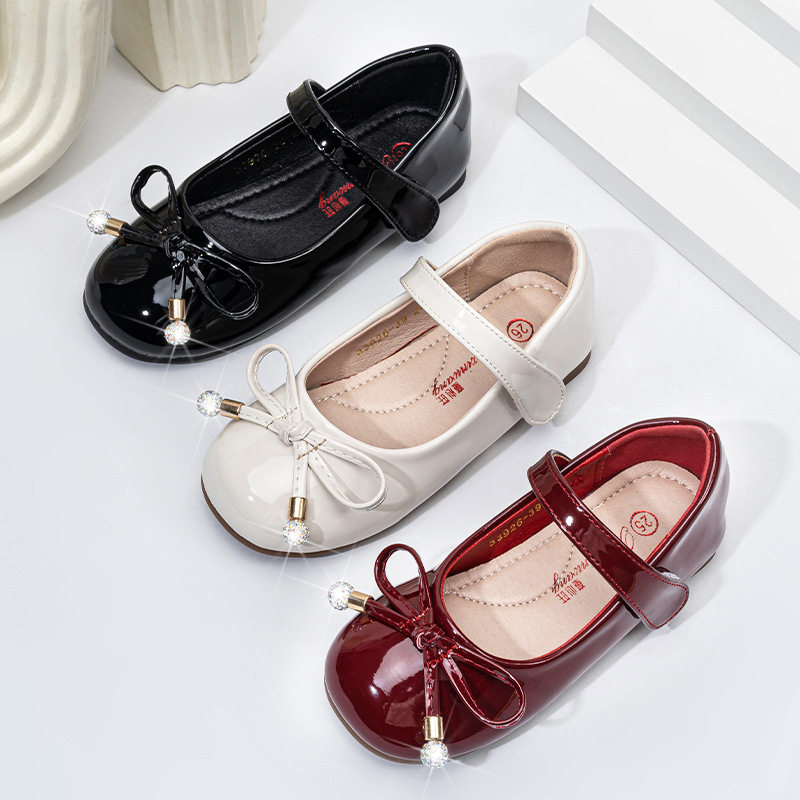 女童小皮鞋2026新款公主儿童软底单鞋小女孩鞋子表演出黑色豆豆鞋,童鞋/婴儿鞋/亲子鞋,皮鞋,淘宝优惠券,粉丝福利购,淘宝优惠卷