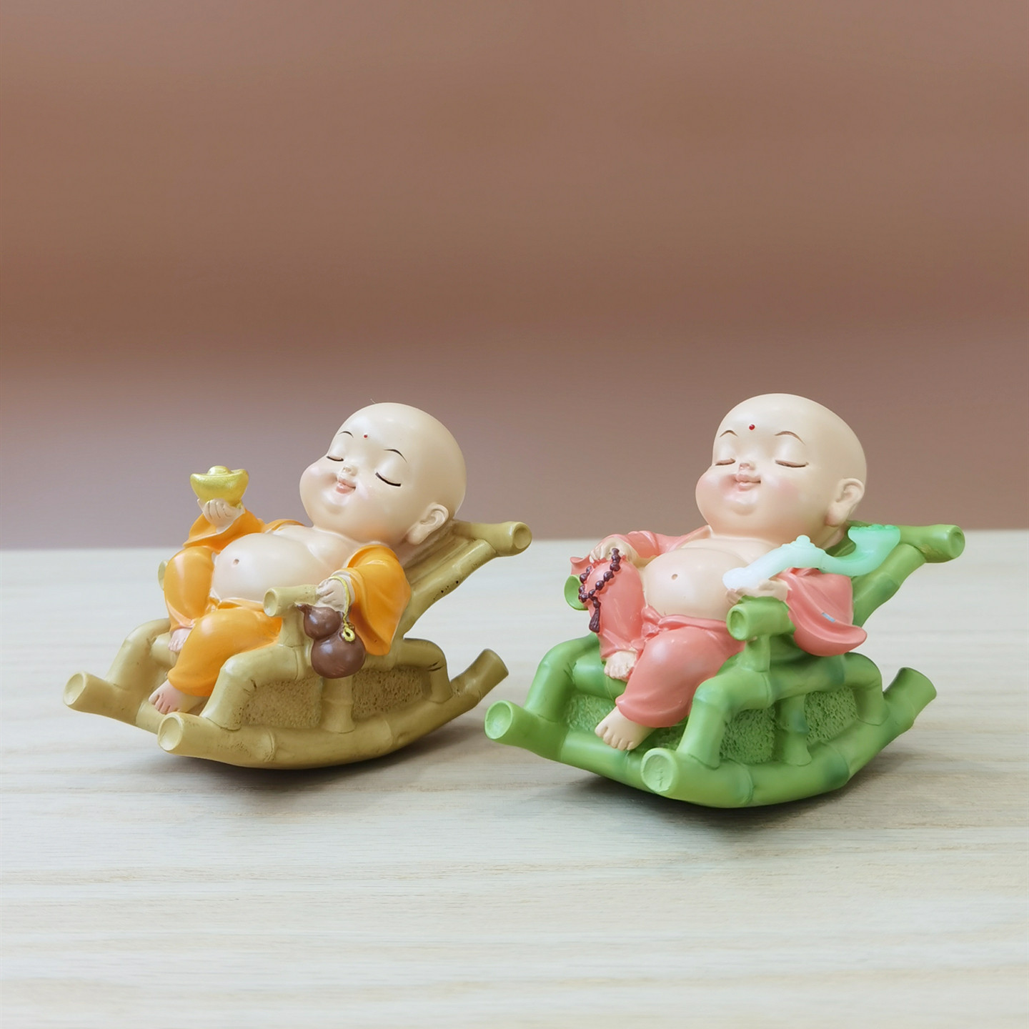 小弥勒佛躺椅摆件可爱装饰品萌趣和尚创意吉祥礼物公仔办公室解压,家居饰品,装饰摆件,淘宝优惠券,粉丝福利购,淘宝优惠卷