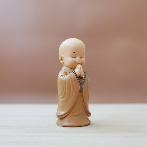 可爱治愈系小沙弥摆件