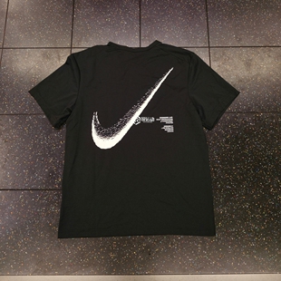耐克/NIKE 男子运动训练防晒速干大勾子印花短袖T恤IF2198-010