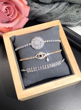 韩国简约气质锆石手链