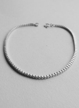 纯银通勤风百搭蛇骨手链