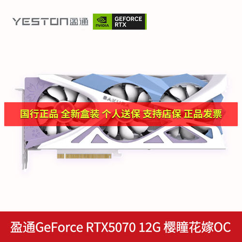 盈通RTX5070/TI樱瞳花嫁OC豪华版