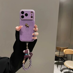 大视窗秒变17皮革适用于苹果17promax手机壳iPhone16promax高级感15pro新款14promax复古12pro男女13防摔外壳