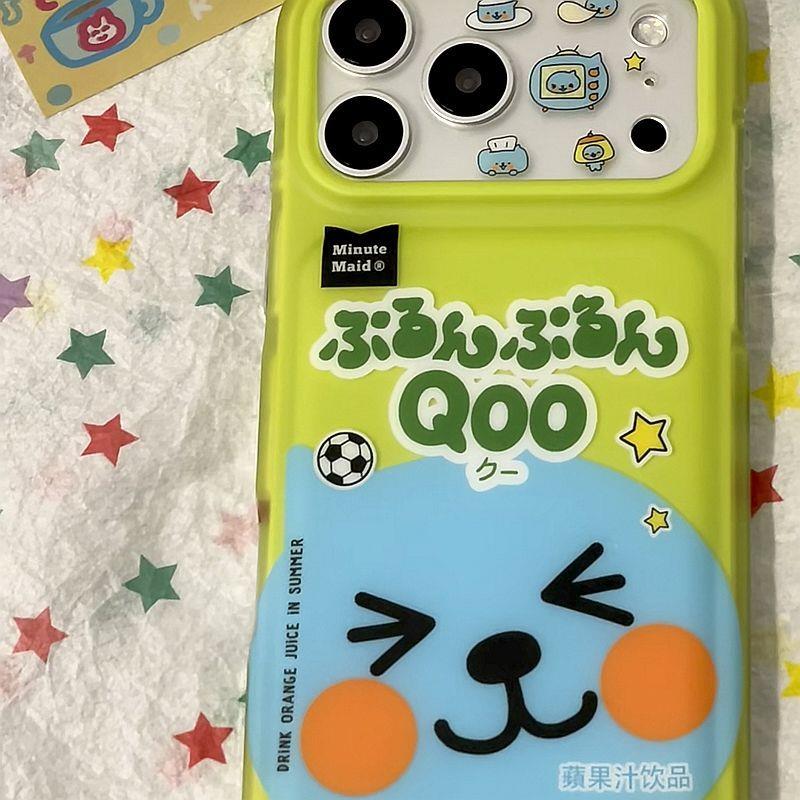 ins风古早绿色青苹果汁酷儿适用17ProMax手机壳苹果iphone手机壳