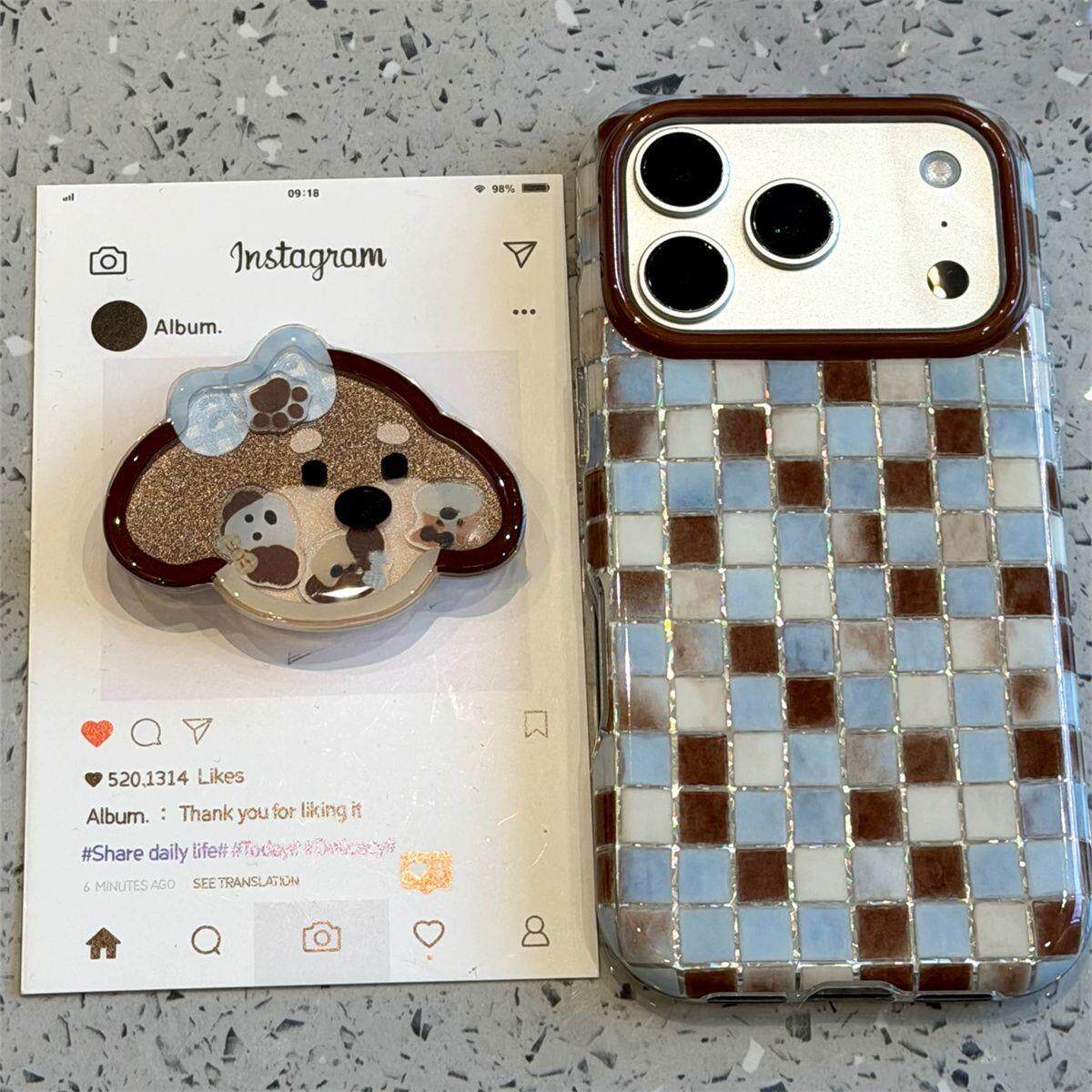 适用于iphone18promax手机壳简约多巴胺17pm糖果色渐变拼色格子16唯美小清新创意防摔保护壳