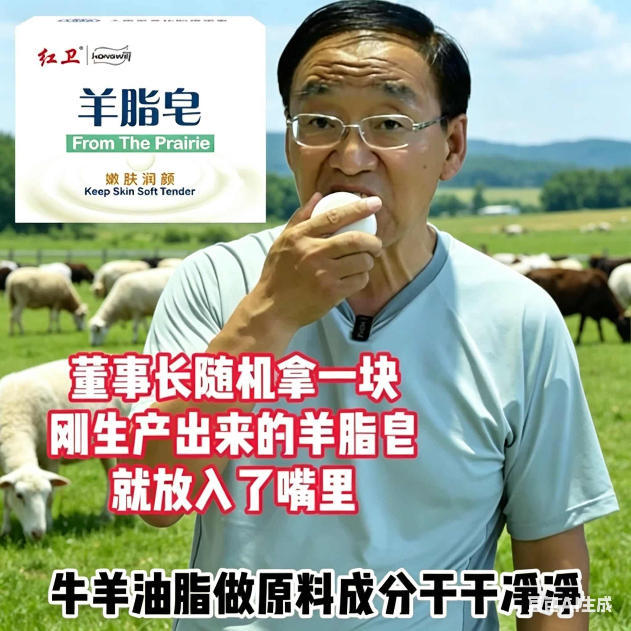 红卫羊脂皂官方旗舰店羊奶皂洗头洗脸洗澡洁面沐浴肥皂婴儿童香皂
