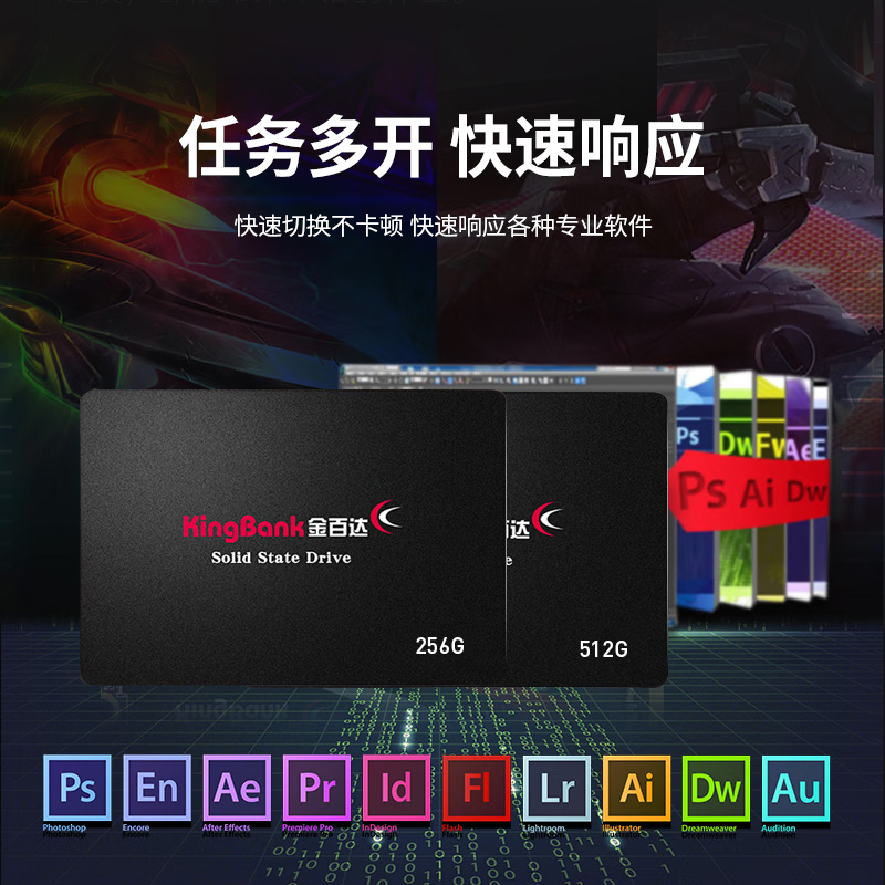 2.5480GSATA3固态硬盘金百达512