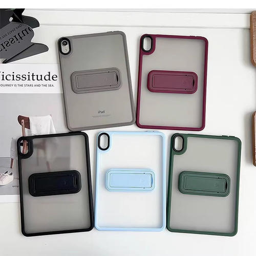 适用2025新款iPad第11代a16保护套折叠支架air6亚克力硬壳苹果pro11全包air2/3/4轻便防弯10.2寸平板7/8/9代