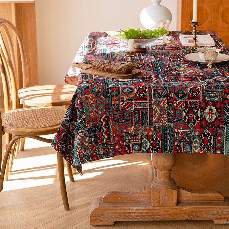 新款美式复古民族风桌旗轻奢高端茶几桌布餐桌旗布斗柜电视柜盖布,居家布艺,桌布,淘宝优惠券,粉丝福利购,淘宝优惠卷
